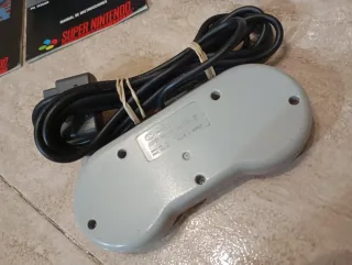 Mando Super Nintendo con Caja y Manual