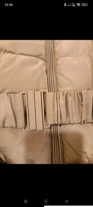 Giubbino donna beige con cintura