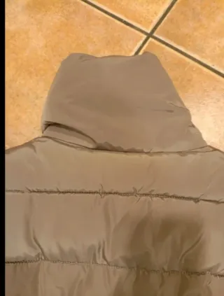 Giubbino donna beige con cintura