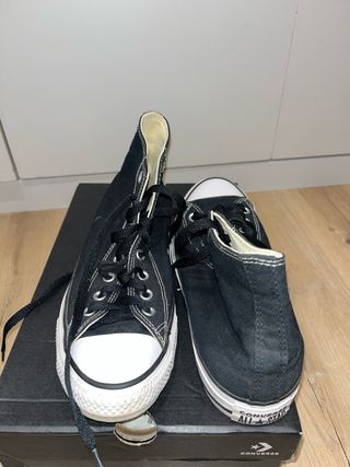 Converse Bambas Negras Talla [insertar talla]