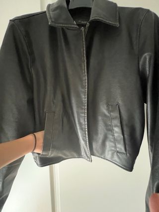 Bomber piel sintética