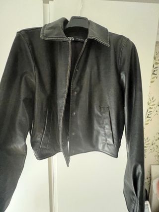 Bomber piel sintética