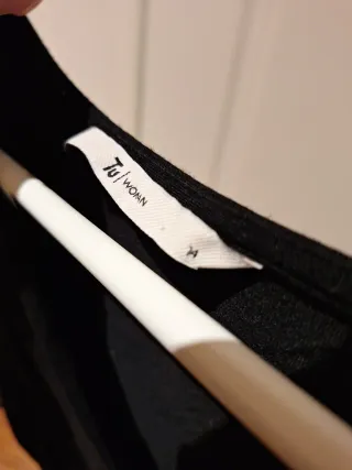 Camiseta vestir mujer manga transparente