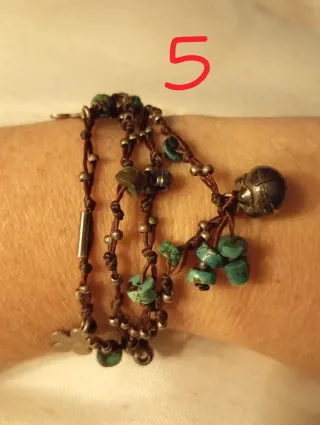 Lote de 8 pulseras bisutería