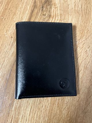 Cartera Billetero Cuero Negro