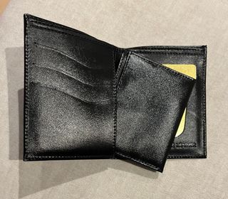 Cartera Billetero Cuero Negro