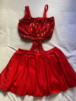 Vestido baile moderno lentejuelas