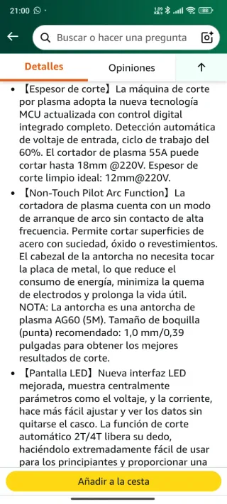 Tagliaplasma 55A nuovo