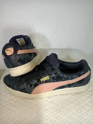 Zapatillas Puma Negras y Rosas