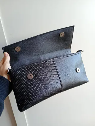 Borsa a spalla nera pochette