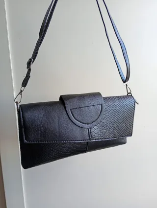 Borsa a spalla nera pochette