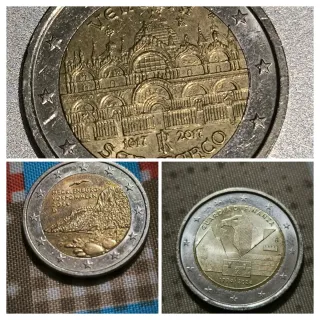 Lotto Monete Euro Commemorative per David