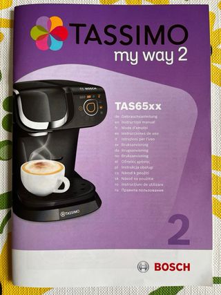 Cafetera Bosch Tassimo My Way 2 Roja