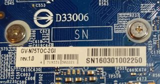 Tarjeta Gráfica Gigabyte GTX 750 Ti 2GB