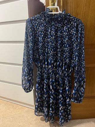 Vestido corto estampado