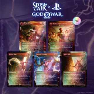 Secret Lair Magic The Gathering God of War Foil
