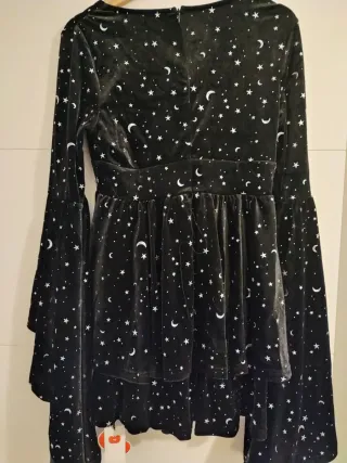 Vestido pantalón terciopelo estrellas