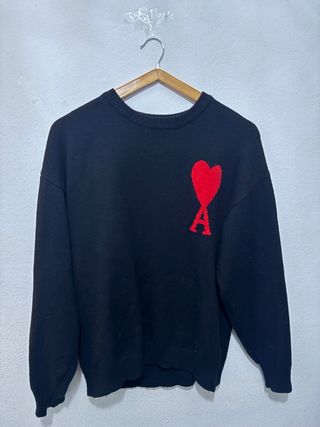 Jersey Ami Paris Corazón Rojo Talla M