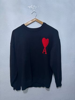 Jersey Ami Paris Corazón Rojo Talla M