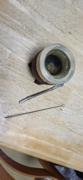 Kit Mate Cuero y Metal