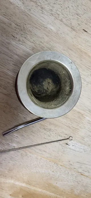 Kit Mate Cuero y Metal