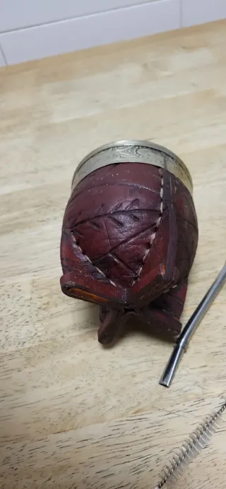 Kit Mate Cuero y Metal