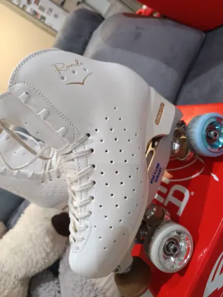 Patines profesionales blancos