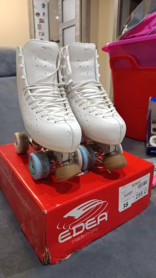 Patines profesionales blancos