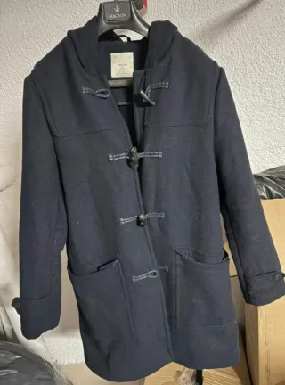 Abrigo Mango Azul Marino Hombre