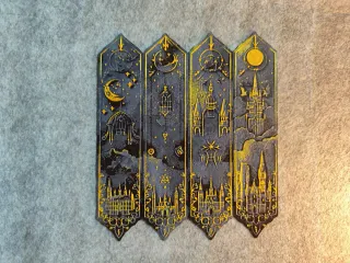 Set 4 Marcapáginas Hogwarts