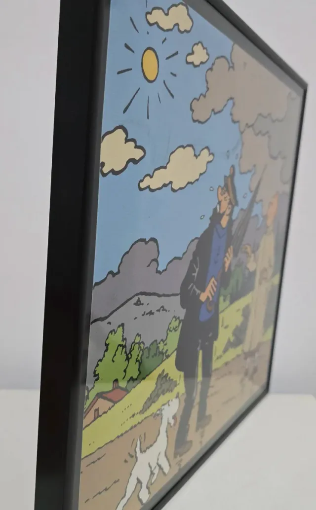 Cuadro Tintín 32x32 cm