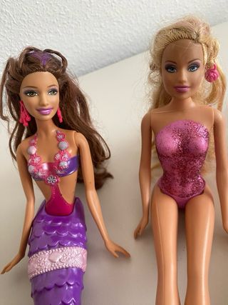 Lote Barbie sirenas y accesorios
