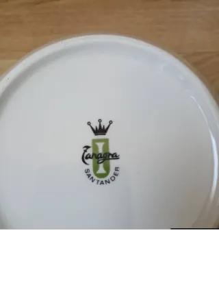 Vajilla de porcelana zanagra santander