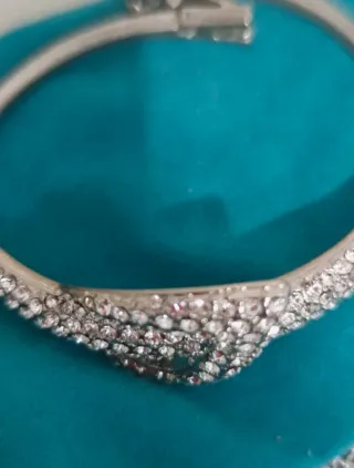 Elegante bracciale donna con strass