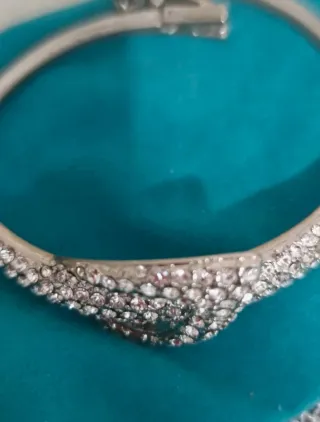 Elegante bracciale donna con strass