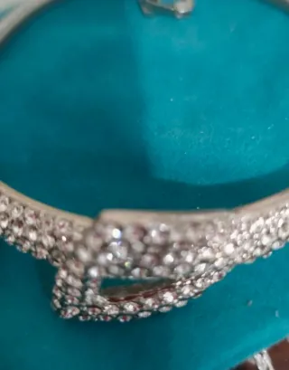 Elegante bracciale donna con strass