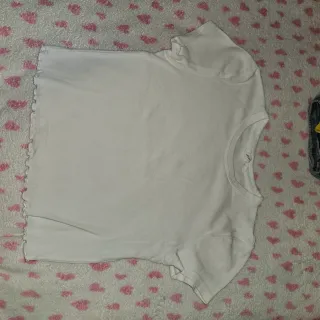 Crop top estivo bianco