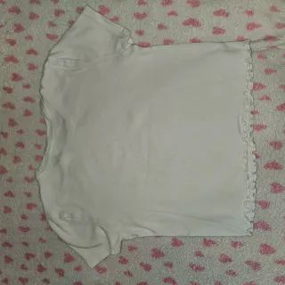 Crop top estivo bianco