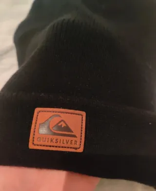 Gorro Quiksilver Negro Invierno, talla unica