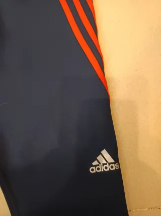 Mallas running Adidas hombre azul/rojo