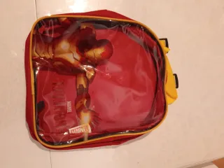 Mochila Bebe Iron Man Marvel Roja