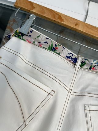 Pantaloncini Trucco Bianchi da Donna