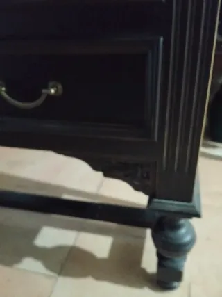 Consola Rondeña Nogal con Espejo