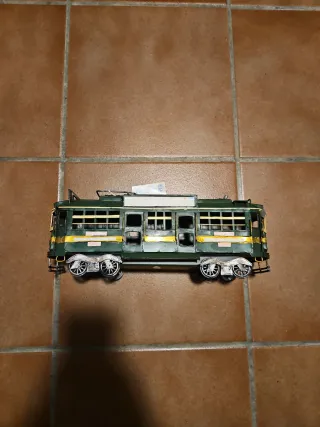 Tranvía Metálico Decoración Vintage