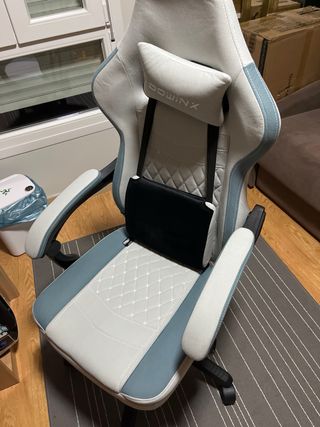 Silla Gaming Dowinx Gris ya montado