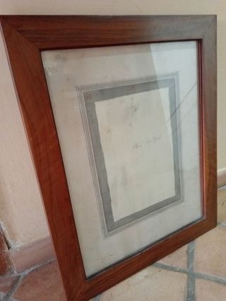 2 Marcos antiguos de madera de olivo