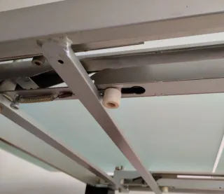 Mesa comedor cristal templado y madera