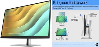 Monitor HP E27 G5 27'' Full HD NUOVO + casse audio