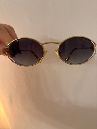 Occhiali da sole Miu Miu dorati originali