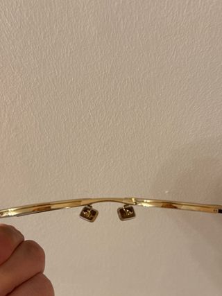 Occhiali da sole Miu Miu dorati originali